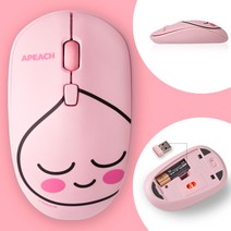카카오프렌즈 무선마우스 / 마우스 무선마우스 재택근무 온라인수업 마우스추천 무선마우스추천 비대면수업 노트북마우스 컴퓨터마우스 컴퓨터용품 노트북무선마우스 가성비마우스 캐릭터마우스, 어피지