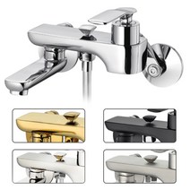 화장실 욕조 벽수전 벽붙이 욕실 샤워수전 핸드샤워기 DB691, DB691BN 유광니켈 욕조 샤워 수전