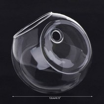 벽걸이어항 glass vase wall hanging hydroponic terrarium fish tanks potted plant flower pot, 12cm