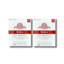 유한양행 엘레나 여성 질 유산균 2개월분 30캡슐x2통