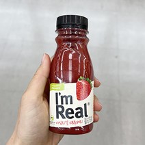 아임리얼 딸기 190ml x 2개 일반포장, 종이박스포장