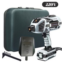 아크용접기 프라즈마절단기휴대용 아크 용접기 110-220V 반자동 디지털 지능형 추력 전류 2.5mm 전극 4600W, 02 Silver EU