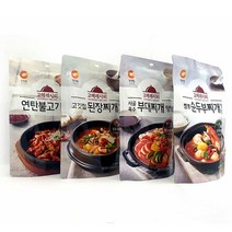 청정원 고메레시피 양념 찌개양념 불고기양념 4종류 택1, 순두부찌개양념140g, 본상품선택