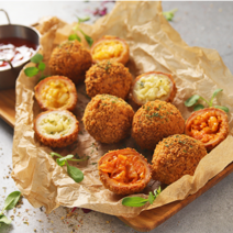 맥앤치즈 치킨볼 300g/팩 3종 골라담기 (갈릭마요/불닭소스/체다마요) #에어프라이어 #겉바속촉 #아란치니, 불닭소스 300g 1팩