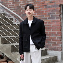 [붐스타일] 도스테 린넨 투웨이 트러커 자켓