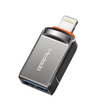 맥도도 USB-A 3.0 to 라이트닝 8핀 OTG 젠더 (아이폰 / 아이패드 호환), 그레이