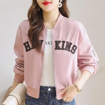 쩐쿠 여성 항공점퍼 블루종 데일리 집업 점퍼 6175