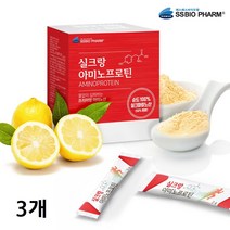실크 아미노산 분말 가수분해 저분자 류신 단백질 보충제 아르기닌 bcaa 필수아미노산 프로틴 파우다 수용성 식물성 누에고치 순도 100%, 3박스, 30포