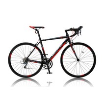 로드자전거 초경량듀얼 컨트롤 레버 남녀공용 자전거, 레드/블랙