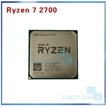 라이젠 2700AMDRyzen 7 2700 R7 3.2 GHz 8 코어 SinteenThread 16M 65W CPU 프로세서 YD2700BBM88AF 소켓, 한개옵션0