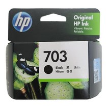 HP정품잉크 No.703 CD888AA K209G K109G K510A 검정, 1, 1개