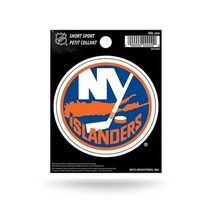 NHL 뉴욕 아일랜더스 다이 컷 팀 로고 쇼트 스포츠 스티커