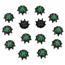 골프 신발 소프트 스파이크 핀 14 회전 빠른 트위스트 신발 보조 스파이크 훈련 세트 골프 교체 r5o9, a