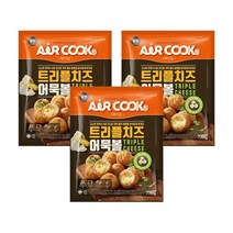 올반 에어쿡 트리플치즈 어묵볼 350g 3팩, 단품