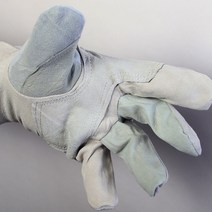 TIG장갑 다목적알곤장갑 가죽장갑 이중내피 돈피(백색) 1켤레