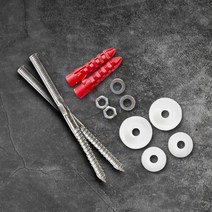 1+1 세면대 앙카볼트 세트 120mm 세면기설치부속품 AJBATH, 4개