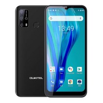핸드폰 싸게 사는 법 oukitel c23 pro 5000mah 4g 스마트폰 6 533939 물방울 화면 4GB 64GB 13mp 쿼드 후면 카메라 안드로이드 10 0 휴대, 유럽 ​​연합을 위해, c23 프로 블랙
