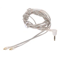 -shure -se215 535 846 이어폰 헤드셋 헤드폰 업그레이드 케이블 용 금도금 와이어 /케이블 용 새로운 Hifi 원래 케이블, [01] WHITE, 한개옵션0