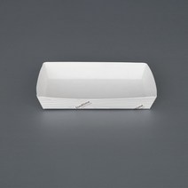 샤인팩 일회용 종이 트레이 샐러드 햄버거 김밥 떡 포장 용기 sky 1호(100개)