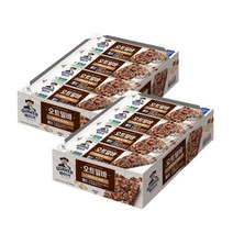 롯데제과 퀘이커 오트밀바 카카오 앤드 쿠키, 35g, 24개