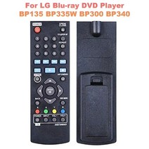 블루레이 플레이어 4k 원격 제어 akb73896401 lg blu-ray dvd bp135 bp335w bp300 bp340, 검은색