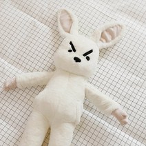화난 앵그리 토끼 인형 선물 귀여운 애완 봉제 베개, 화난토끼, 70cmcm