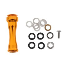 7xMetal 낚시 릴 손잡이 손잡이 로우 프로파일 릴 스피닝 릴 손잡이 골드