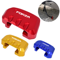 올뉴 포르자300 메인스탠드클립 삼바리튜닝 발판 FORZA 로고 각인, 티탄, 1개