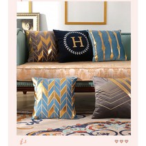 북유럽 수입 벨벳 사각 쿠션 54종 패브릭 자수 쿠션 쇼파쿠션 H 포인트 거실 큐션, 39번