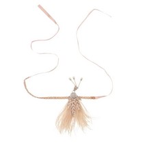 진주 깃털 머리띠 20s 투구 의상