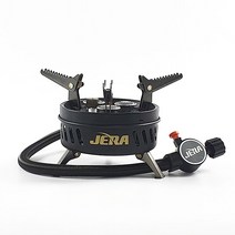 제라 3구 서브스토브 JB-103NE고화력 강염 캠핑 버너, 블랙