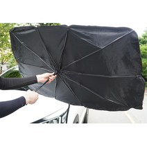 차량용 우산형 햇빛가리개 모닝 스파크 스포티지 쏘나타 더뉴코나 택시 YF 코란도C XC90 산타페 미니쿠퍼 올뉴투싼 니로 캐스퍼 아반떼MD 그렌져XG K8, 1개, B65햇빛가리개 L