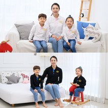 베베왕국 배색긴팔 카라티셔츠