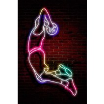 카페 네온 사인 조명 간판 네온 바구니 금속 간판 플레이트 벽 장식 룸 장식 레트로 홈, 다크 카키, 40x30cm
