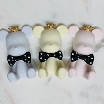 땡땡리본 빅베어브릭석고방향제 돌웨딩답례품 단체퇴사개업선물 석고방향제/오퓨저, 랜덤(섞어서)