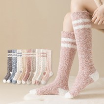 스타일아유 극세사 따뜻 수면양말 롱 임산부 긴 수족냉증양말