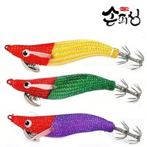 리얼 플래쉬 에기 DTD 원단 문어 갑오징어 쭈꾸미 낚시 채비 애기 레이저 왕눈이, 핑크