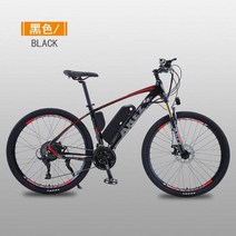 전기자전거 PAS 가성비 MTB 산악 2인용, 블랙 500W 48V 13AH