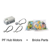 새로운 기술 WeDo 3.0 로보틱스 건설 세트 빌딩 블록 2.0 와 호환 교육 DIY 장난감 선물, 07 Bricks and Motor Set