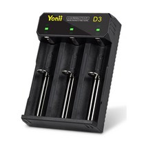 몬스터파워 3구 배터리 충전기 18650 21700 26650 C타입 리튬이온 대륙의실수, 1EA
