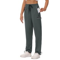 Cakulo 여성 골프 루즈 핏 팬츠 아미 그린 3XL 4416317106, 3X-Large, 27-grey