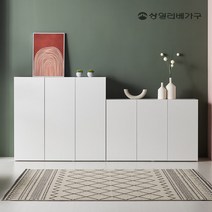 [가격인하] 상일리베가구 에센셜 E0 도어형 오픈형 수납장 (800 1200) 서랍장 책장 거실장 다용도수납장 주방수납장 그릇장 장식장 신발장 화이트수납장 이케아st, 아이보리