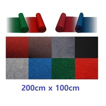 체육관 무대 전시장 방염 파이텍스 블루 매트 바닥보호 부직포 눈비 강당, 1개, 블랙 200cmx100cm