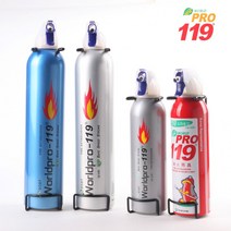 휴대용 차량용 초기 진압용 간이 소화기 미니소화기 중형, 실버