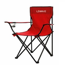 접이식 야외피크닉 캠핑 낚시 준비물 휴대용 팔걸이 간의 의자 릴렉스체어, 네이비