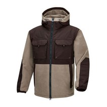 Fuzzo(푸조) 오버핏 하이넥 방풍 코팅 후드 점퍼 자켓 스키복 보드복 베이지 FZ831-3