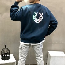 맨스토리 / 박스 백 낙서 스마일 스카치 남자 봄 맨투맨