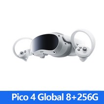 3D안경 Pico 4 VR 헤드셋 올인원 가상 현실 3D 안경 4K + 디스플레이 메타버스 및 스트림 게임용 vr, 01 8GB 128GB