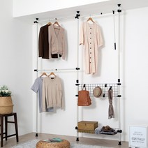 가화행거 3단바구니다용도수납철망행거(3LB3301M1) 행거, 3LB3301M1