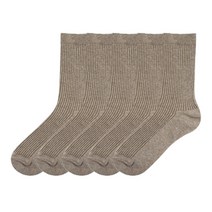 [5켤레 세트] 여성 골지 무지 장목 양말 국산 목 긴 롱 패션 여자 기본 삭스 16색 SOCKS